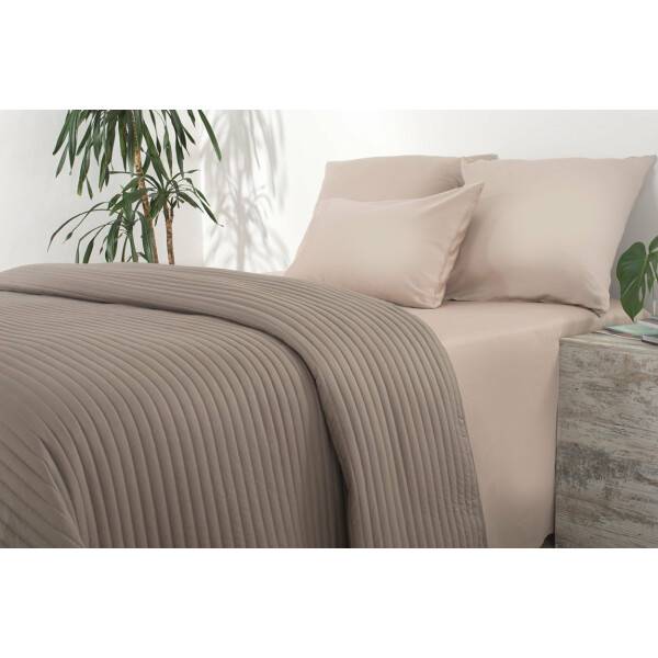 Sei Design Bettläufer Royal Ambience 70x240 Taupe/Taupe ohne Aufstickung Fabrikverkauf
