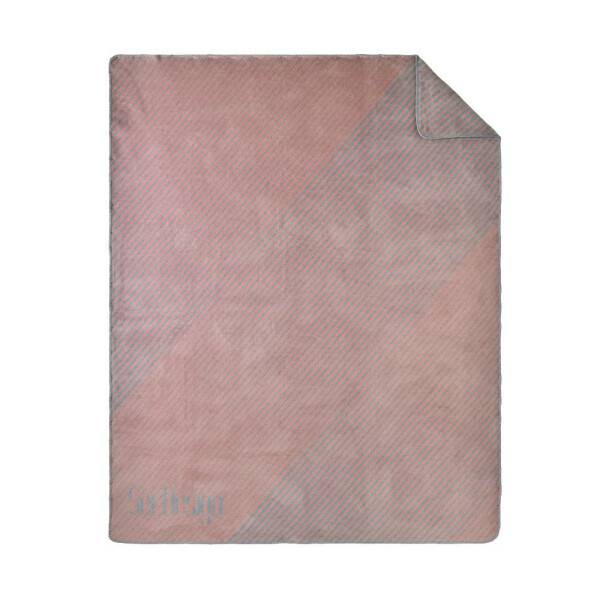 Sei Design Kuscheldecke Kassandra 150x200 | 58% Baumwolle 450 gr /m² Melange Rose/Grey Günstiger Verkauf