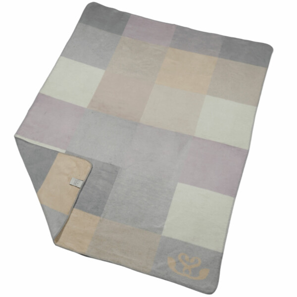 Sei Design Kuscheldecke Kassandra 150x200 | 58% Baumwolle 450 gr /m² Melange sand zollfrei