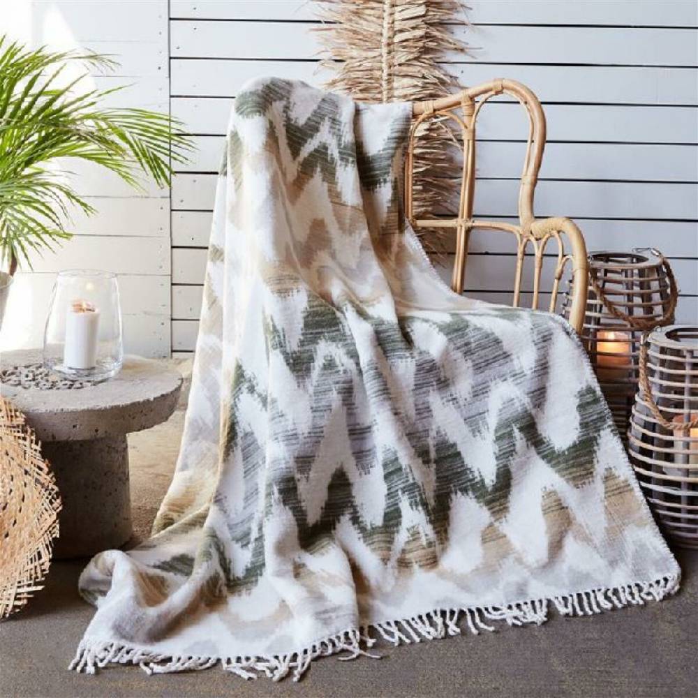 Sei Design Kuscheldecke Scotch Jacquard 150x200 | 60% Baumwolle 350 gr/m² Glam
