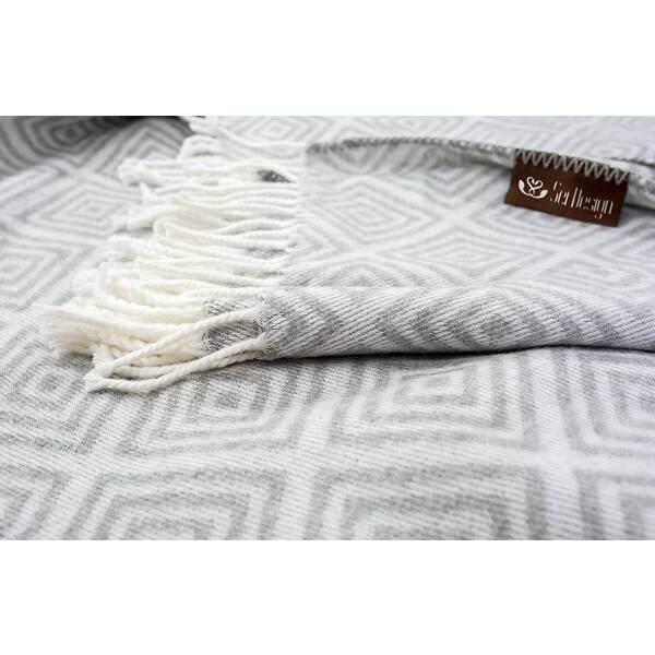 Sei Design Kuscheldecke Sommerdecke Plaid 150x200 Plaid Pied-de-Poule Outlet