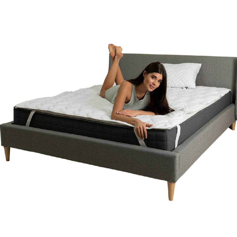 Sei Design Luxus Matrazenschoner Premium CUBE 180x200 mit 4 Gummibände Schlussverkauf