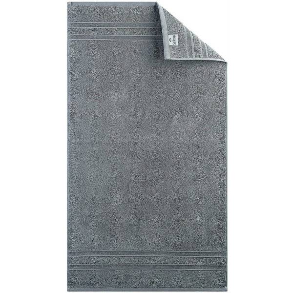 Sei Design 5´er Pack Handtücher 50x100 | Luxus Frottee AQUA FIBRO | 100% Baumwolle Anthrazit-grau Auslauf