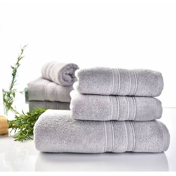 Sei Design 5´er Pack Handtücher 50x100 | Luxus Frottee AQUA FIBRO | 100% Baumwolle Taupe Hell im Angebot