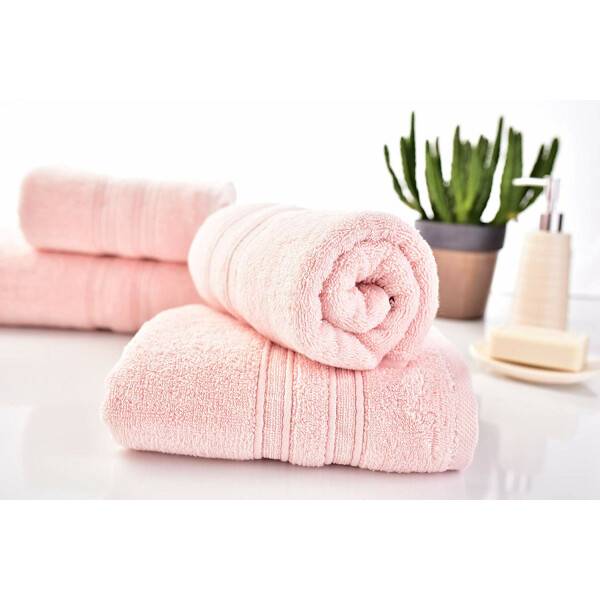 Sei Design Doppelpack Handtücher 70x140 | Luxus Frottee AQUA FIBRO | 100% Baumwolle Pastel-rosa Meist gekauft