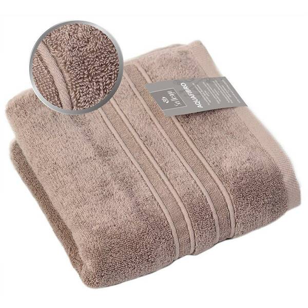 Sei Design Doppelpack Handtücher 70x140 | Luxus Frottee AQUA FIBRO | 100% Baumwolle Schokobraun Blitzverkäufe