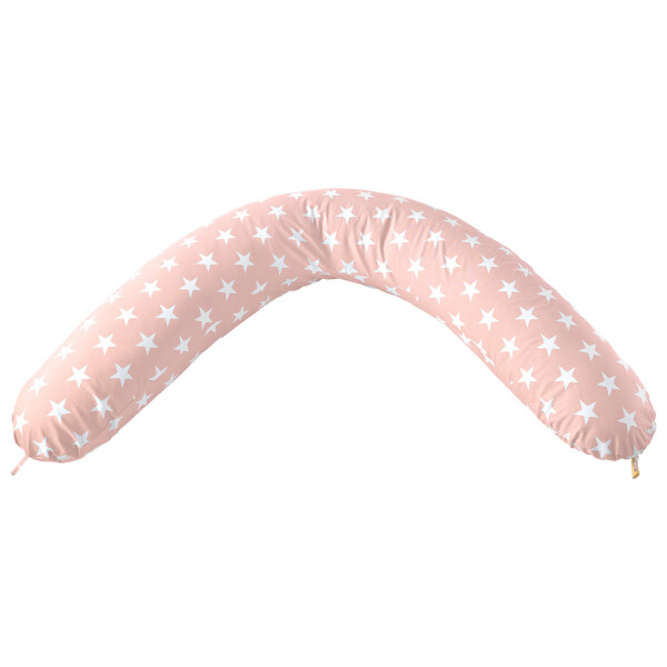 Sei Design Bezug 190x30 Holzknopf Sterne-Rosa Günstiger Verkauf