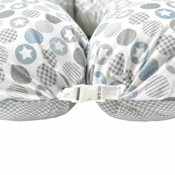 Sei Design Bezug 190x30 Patchwork Kreise taupe mit Klickverschluß Meist gekauft