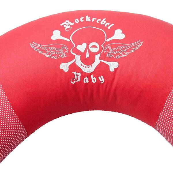 Sei Design Bezug für Stillkissen von Sei Design 190x30cm Rock Rebel rot Blitzverkäufe
