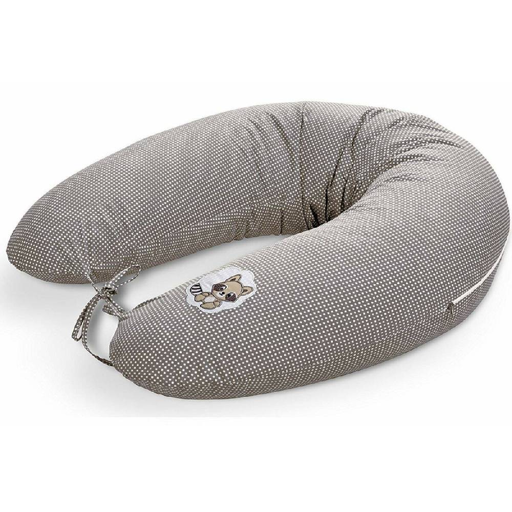 Sei Design Bezug Taupe-Waschbär Pünktchen 170x30 Auslauf
