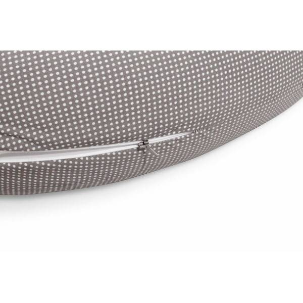 Sei Design Bezug Taupe-Waschbär Pünktchen 170x30 Auslauf