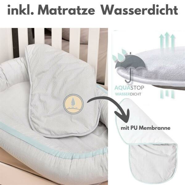 Sei Design Sei Design Babynestchen 88x60x12 Sreifen Hotsell