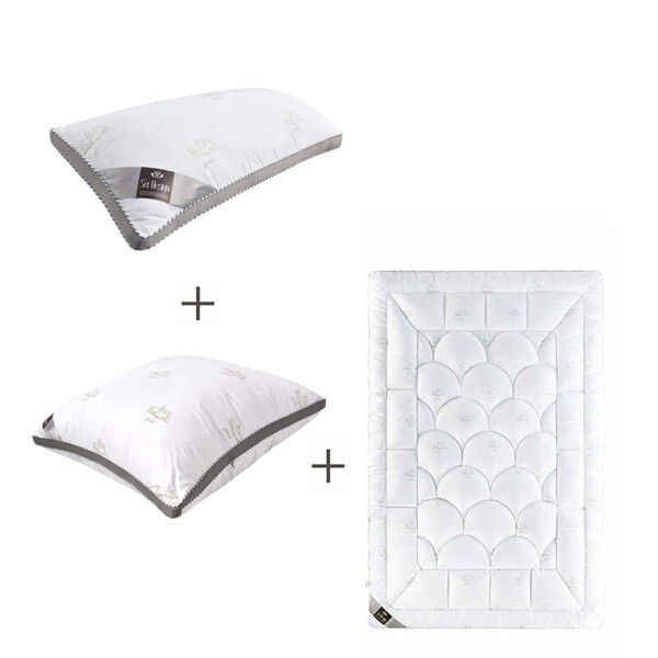 Sei Design SWAN 3D-SET: Bettdecke 135x200 + Kopfkissen 80x80 und 40x80 Blitzverkäufe