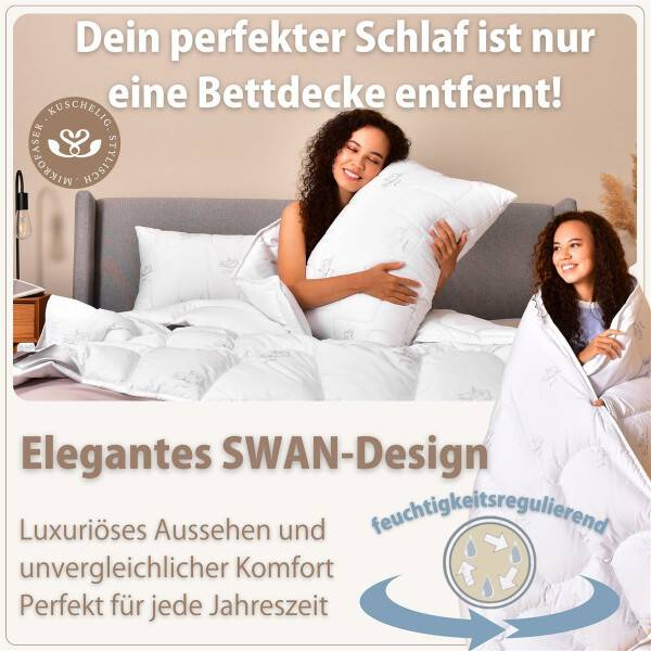 Sei Design Winter Bettdecke Air Softfill Collection SWAN, 135x200 135x200 Schlussverkauf