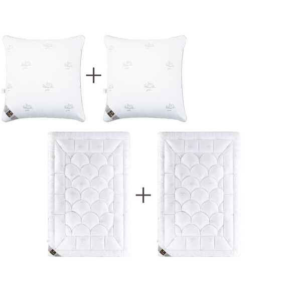 Sei Design Winter Bettset Air Softfill Collection SWAN, 4-Tlg Günstiger Verkauf