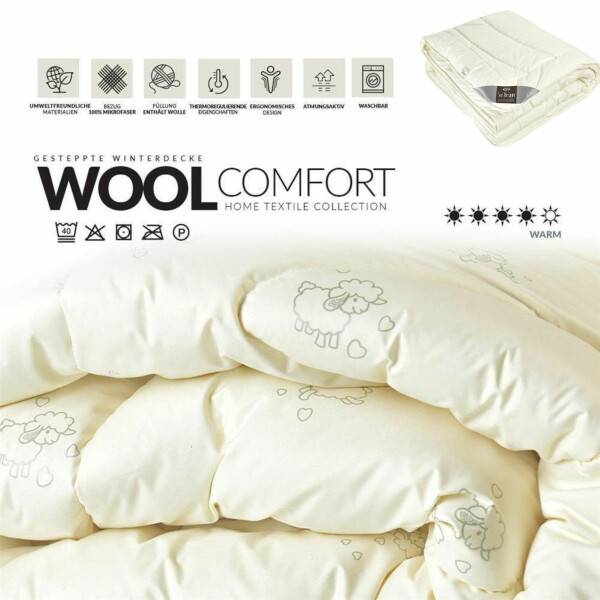 Sei Design Winterbettdecke WOOL PREMIUM Collection, 220x200 Verkauf