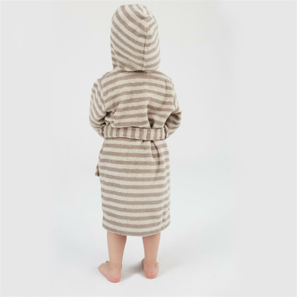Sei Design Frottee Baby Bademantel | 100% BIO Baumwolle | 6+ bis 3-4 Jahre | Kinder Bademantel Elefantenbande im Angebot
