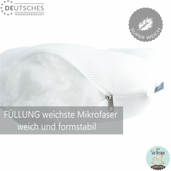 Sei Design Sei Design Baby Kopfkissen Bärchen 21x25 Mikrofaser 1-8 Monate Online