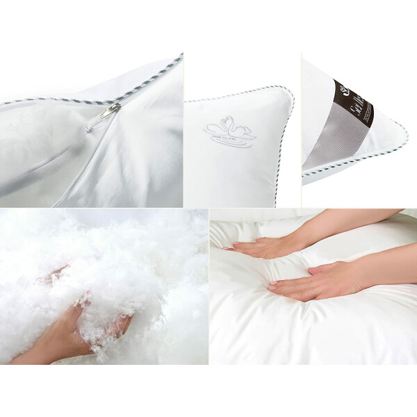 Sei Design Kopfkissen Air Softfill Collection SWAN DE LUXE, 40x80 cm Blitzverkäufe