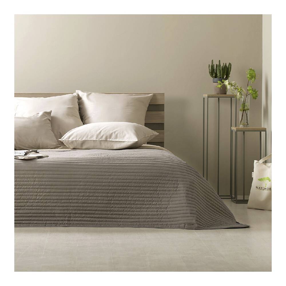 Sei Design Luxus Tagesdecke Living Trend 240x220 Taupe