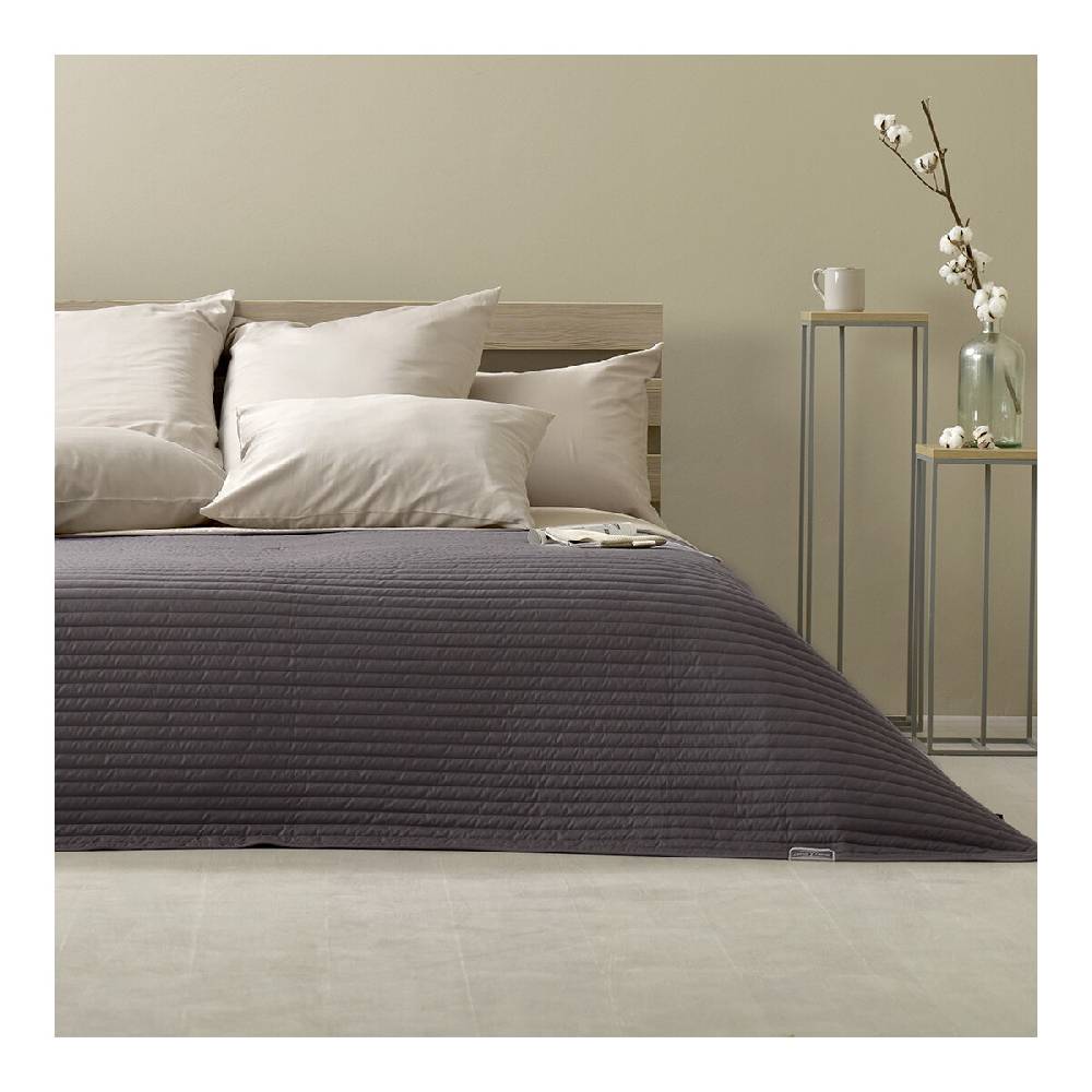Sei Design Luxus Tagesdecke Living Trend 240x260 Schokobraun