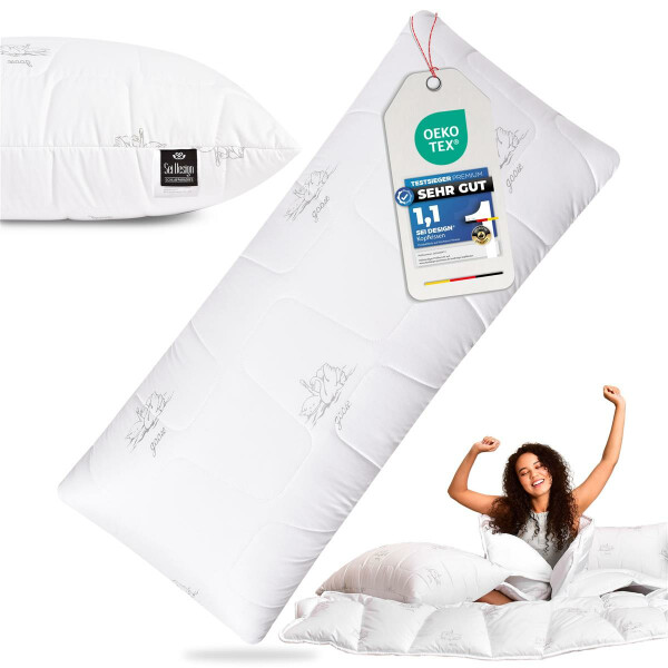 Sei Design Mikrofaser Kopfkissen SWAN 40x80 gesteppt Hotsell
