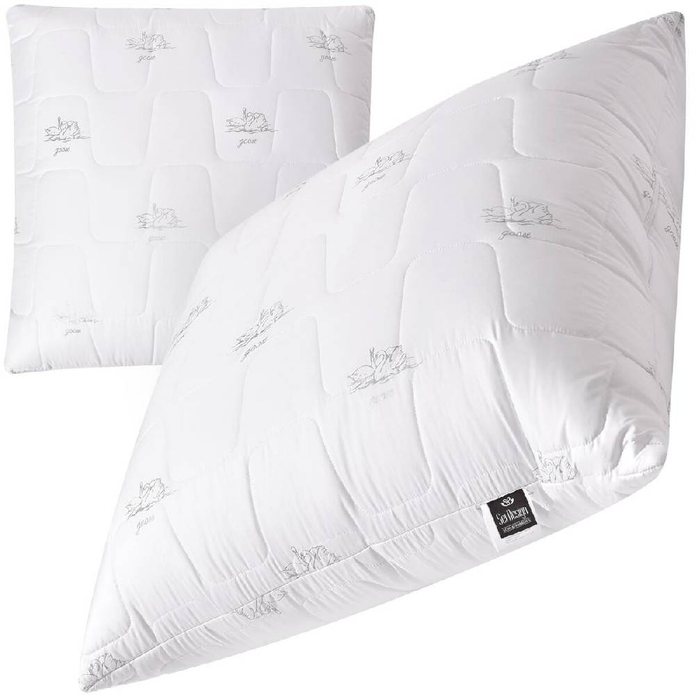 Sei Design Mikrofaser Kopfkissen SWAN gesteppt 80x80