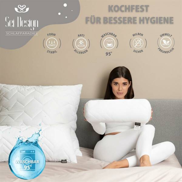 Sei Design Nackenrolle NORDIC COLLECTION 15x40 Online