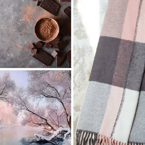 Sei Design Sei Design Plaid - Kuscheldecke 150x200 Baumwollmix 380 gr/m² Karo-Powder Auslauf