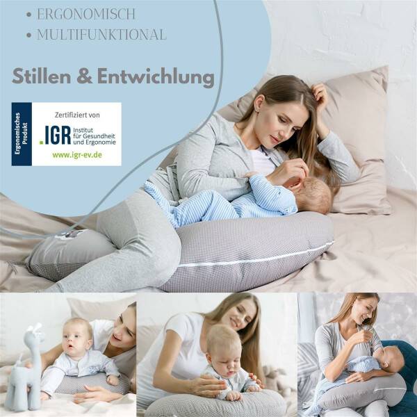 Sei Design Set Stillkissen 190x30 Krone Mint EPS-Mikroperlen Angebote