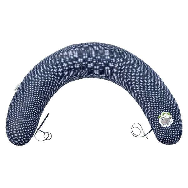Sei Design Stillkissen 170x30 cm | Füllung Faserbällchen | Bezug 100% Baumwolle | Jeansblau-Babywal Schlussverkauf