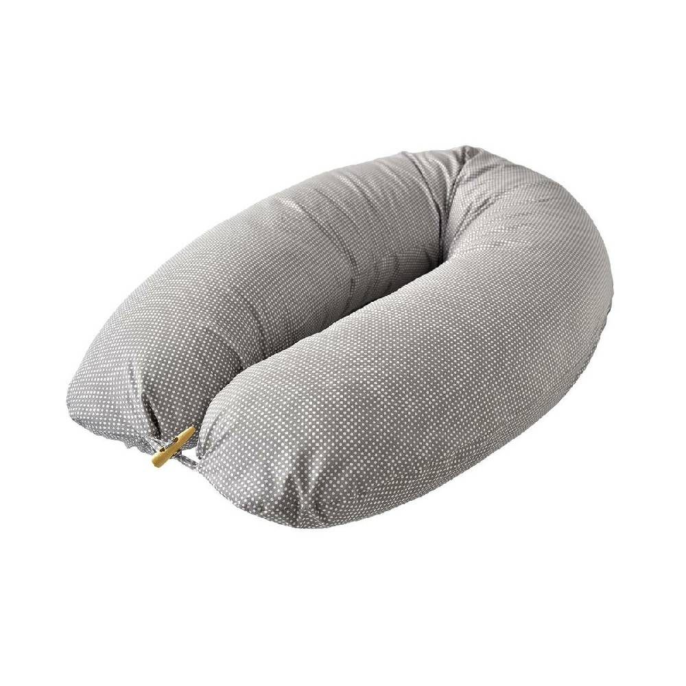 Sei Design Stillkissen 190x30 Punkte-Taupe EPS-Mikroperlen