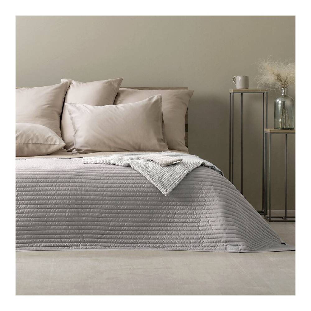 Sei Design Wende-Tagesdecke Living Trend 240x220 Taupe hell