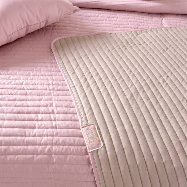 Sei Design Wende-Tagesdecke Living Trend 240x260 Rose Smoke Auslauf