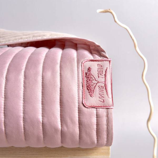 Sei Design Wende-Tagesdecke Living Trend 240x260 Rose Smoke Auslauf