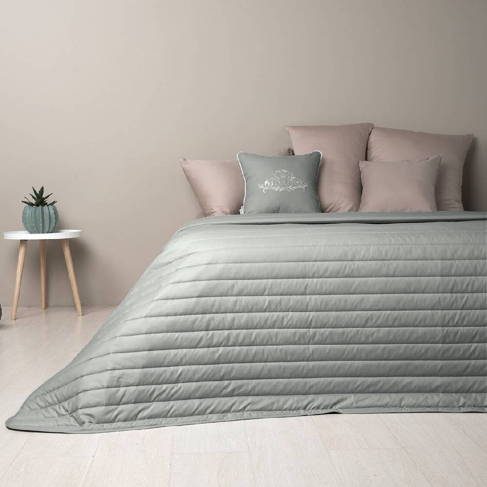 Sei Design Wende-Tagesdecke Living Trend smoke-green