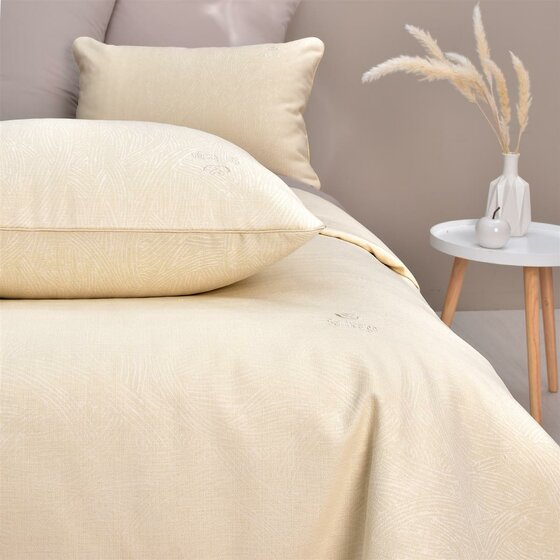 Sei Design Luxus Tagesdecke Bettüberwurf Empress Champagner New 260x240cm inkl. 2x Kissenbezüge 50x70 Schlussverkauf
