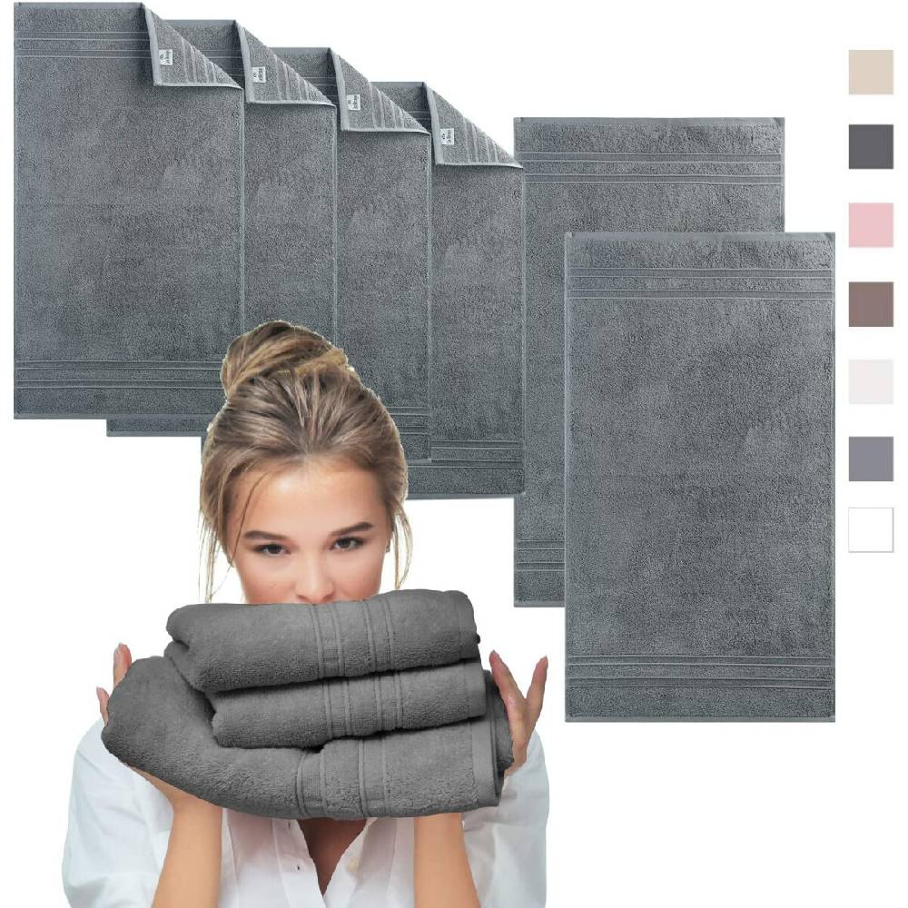 Sei Design Kuscheldecke Kassandra 150x200 | 58% Baumwolle 450 gr /m² Abstrakt Taupe