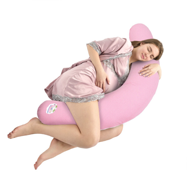 Sei Design SET Stillkissen 170x30 + 1x Extra Bezug | Füllung Faserbällchen | Tropical Hase Auslauf