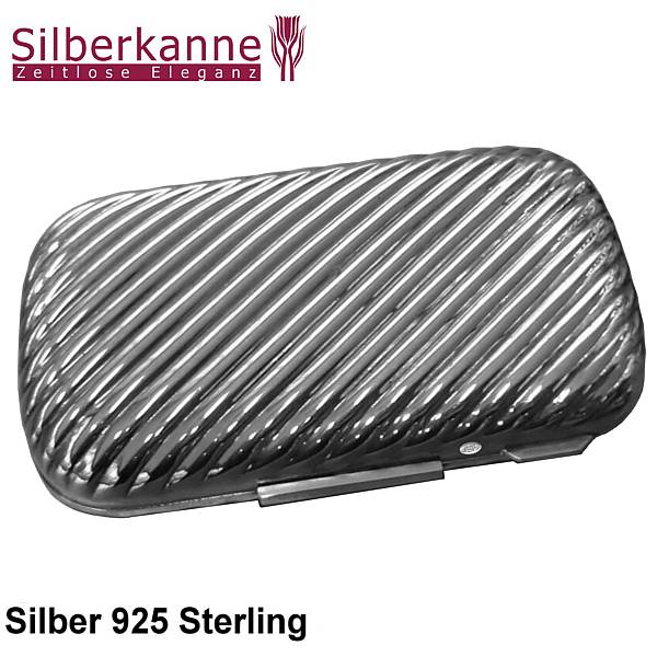 ﻿Silberkanne Zigarettenetui Florenz 10x5,5x2,5 cm Silber 925 Sterling 108 gramm