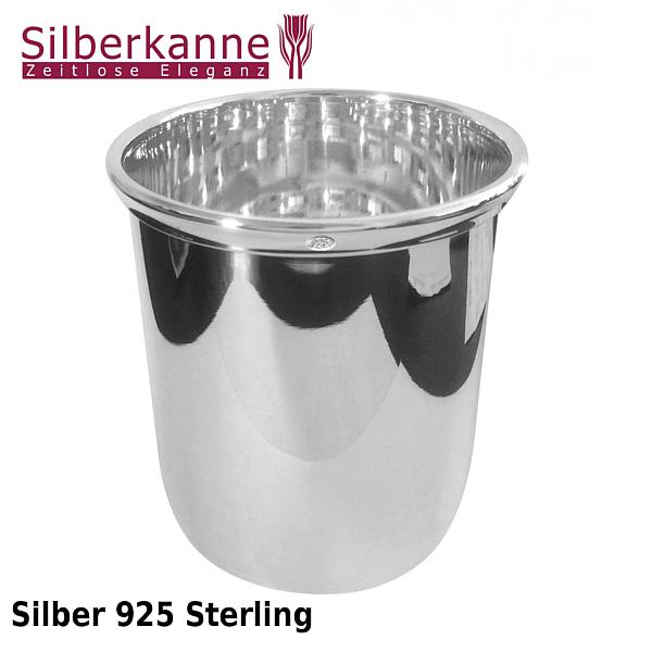 Silberkanne Bierbecher H 9,5 cm Silber 925 Sterling