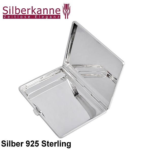 Silberkanne Zigarettenetui glatt 8x11x1 cm Silber 925 Sterling 140 gramm Angebote