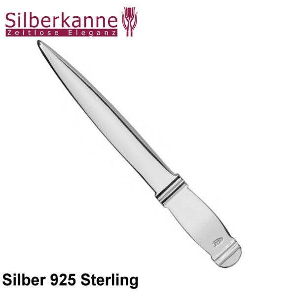 Silberkanne Brieföffner Klassic L 18 cm Silber 925 Sterling