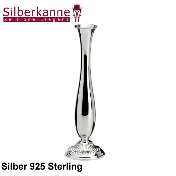 Silberkanne Vase Queen Anne H 25 cm Silber 925