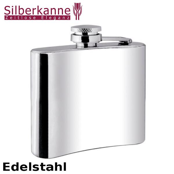 Silberkanne Flachmann 11x9x3 cm 170 ml Premium Edelstahl Hotsell