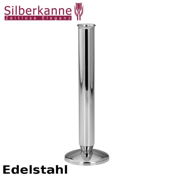 Silberkanne Vase Solifleur Orchidee H 19 cm Edelstahl