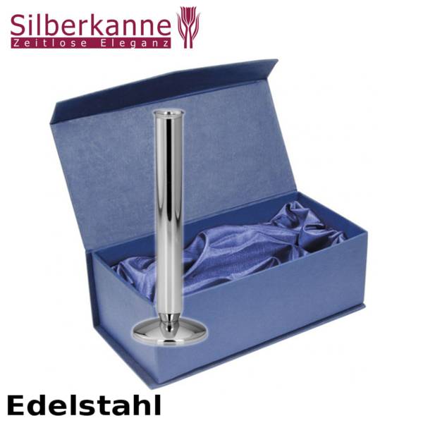 Silberkanne Vase Solifleur Orchidee H 19 cm Edelstahl Günstiger Verkauf