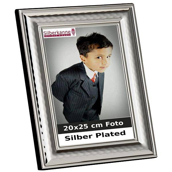 Silberkanne Bilderrahmen Mailand 20x25 cm Foto versilbert Silber Plated