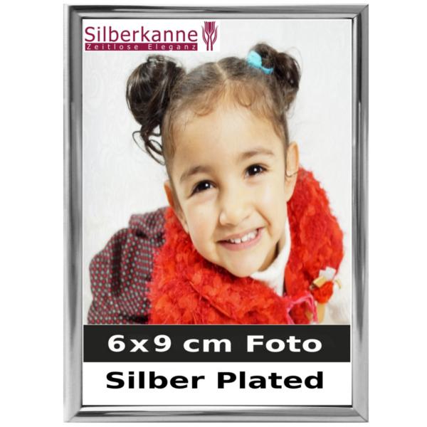 Silberkanne Bilderrahmen Toskana 6x9 cm Foto Silber Plated versilbert