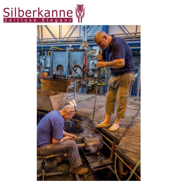 Silberkanne Silberglas Bauernsilber Schale D 26 cm Hotsell
